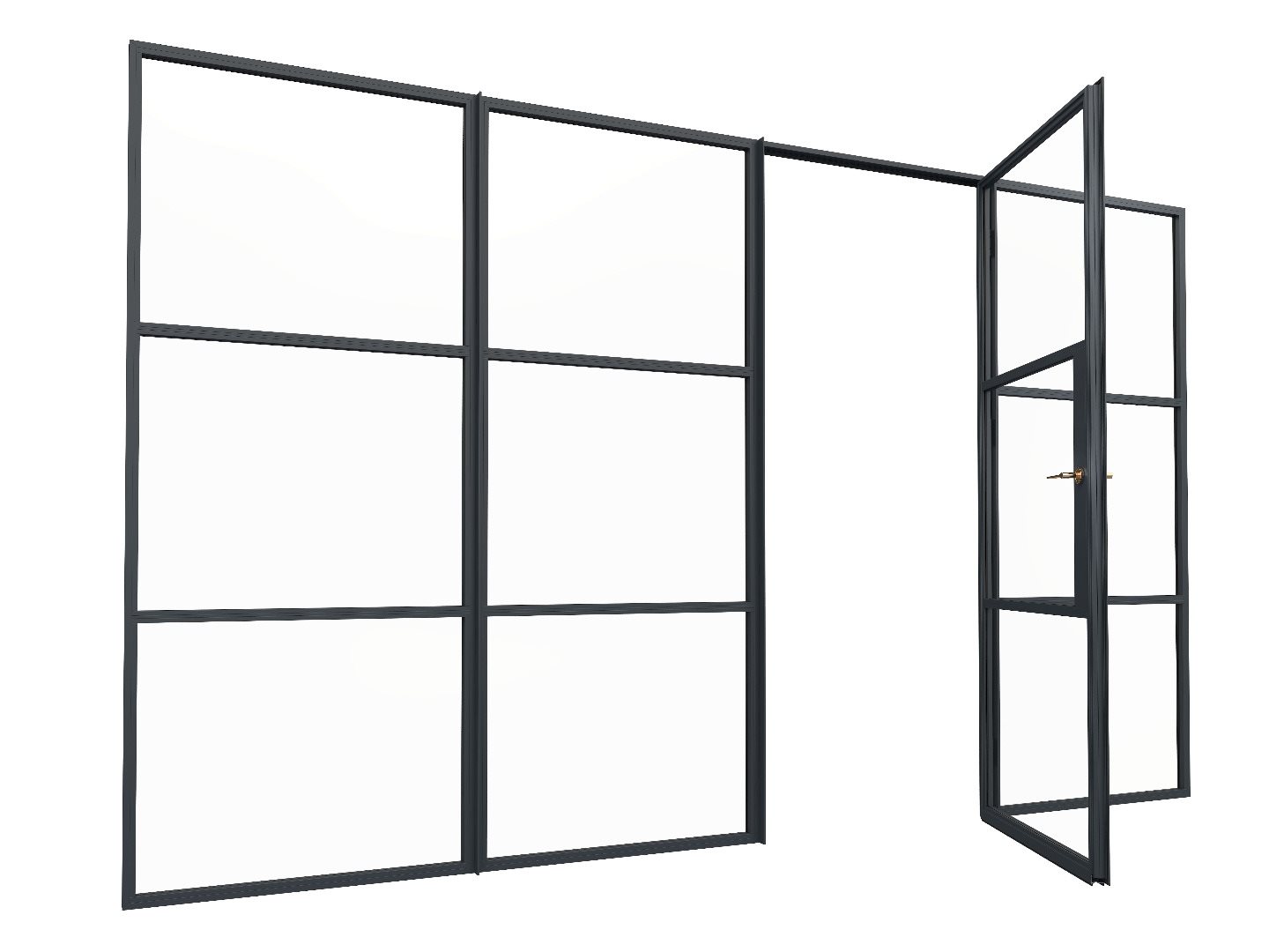 AluSpace sliding doors in aluminium